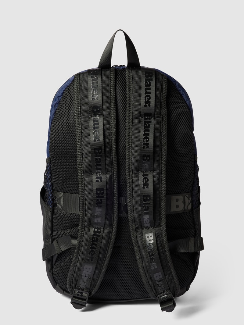 Rucksack mit Label-Details Modell 'LIGHT' in marineblau