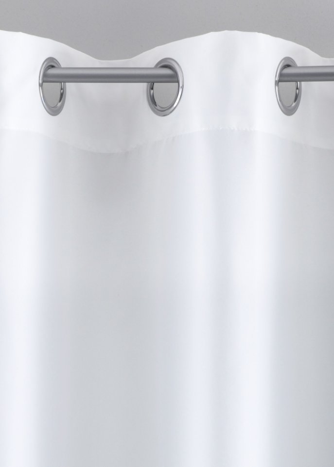 Microfaser Vorhang mit recyceltem Polyester (2er Pack)