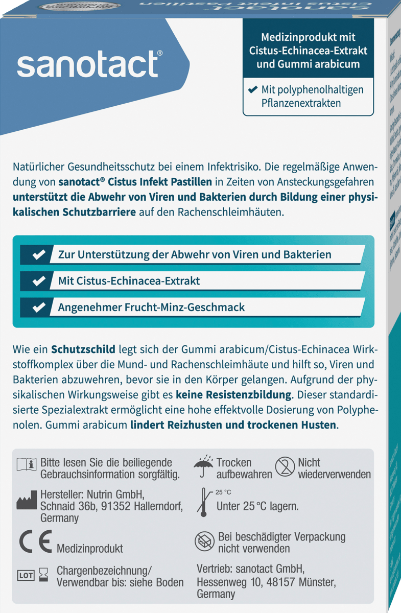 Cistus Infekt Pastillen 30 St., 60 g
