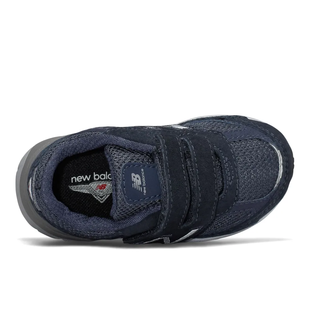 New Balance InfantBoys 990v5 Hook and Loop IV990NV5 / blau