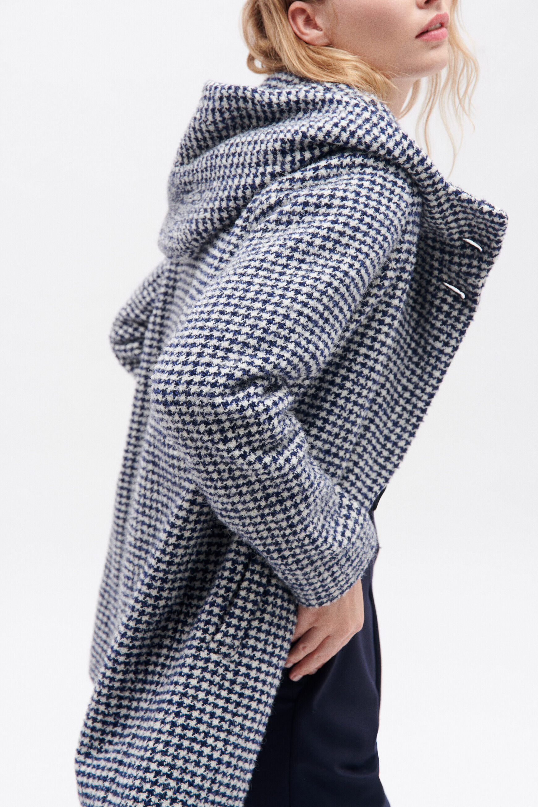 Manteau gnew verise bleu marine femme