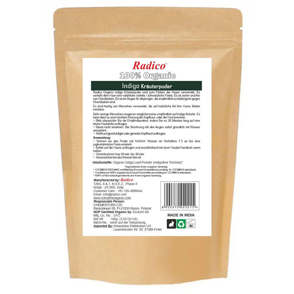 Radico Kräuterpflegepackung Indigo 100 g