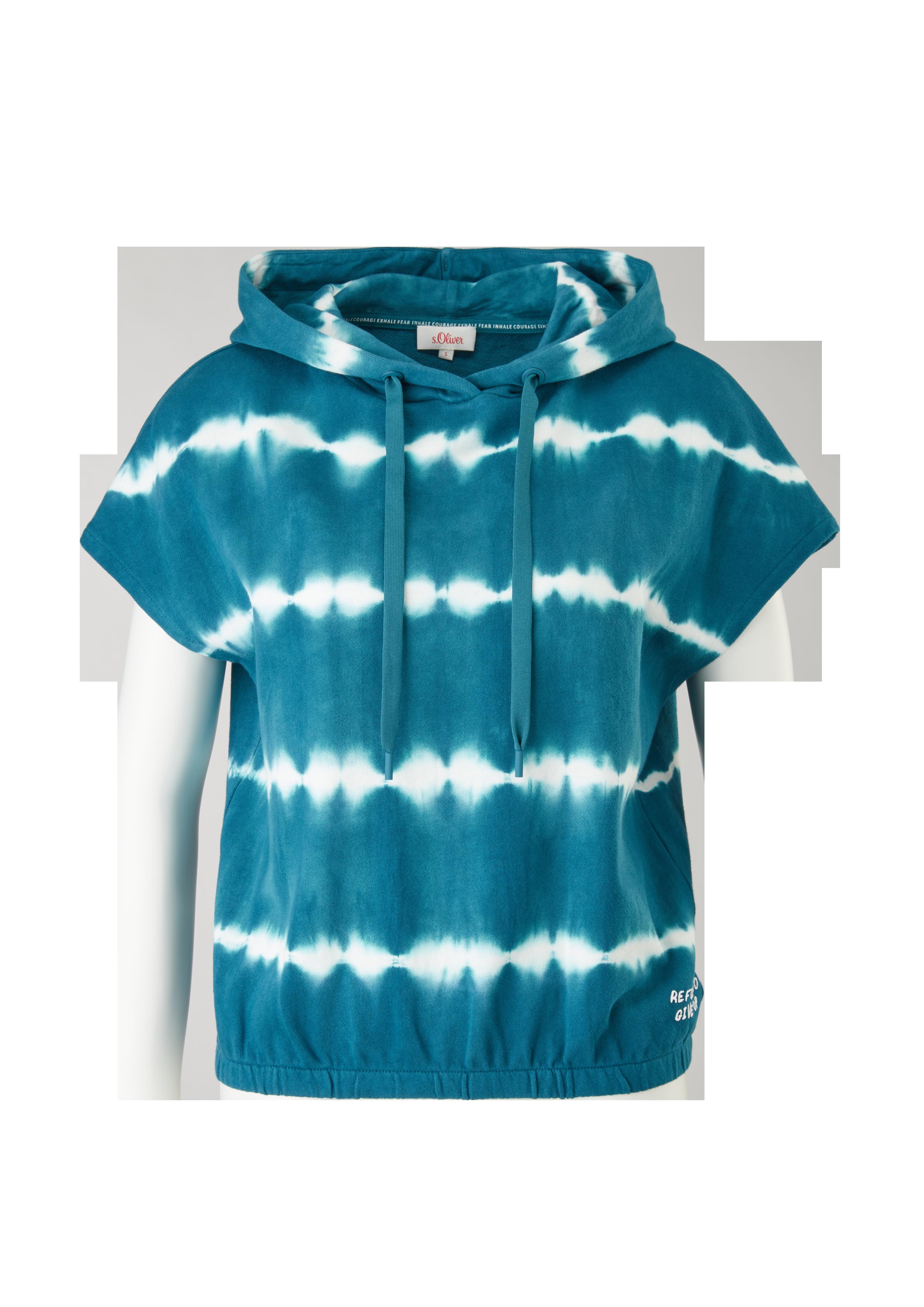 Ärmelloser Hoodie mit Batik-Streifen  2116632-68V1