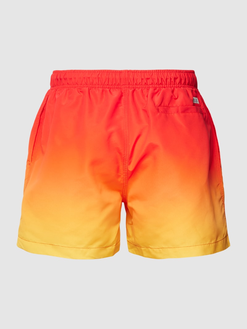 Badehose mit Farbverlauf in rot