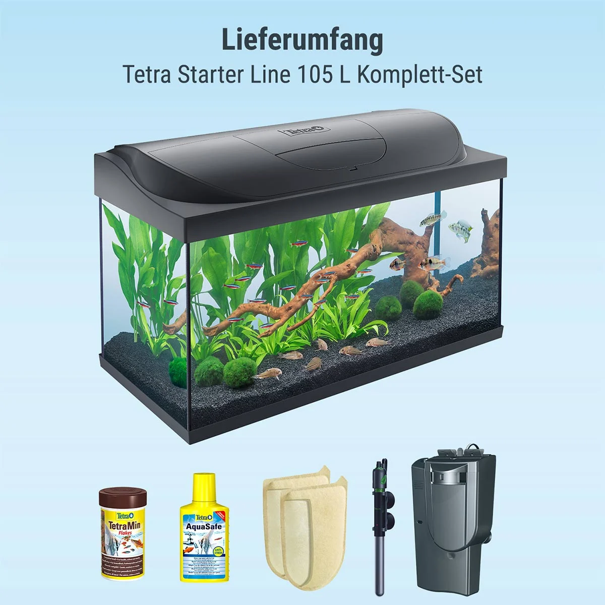 Tetra Starter Line LED Aquarium 105L günstig kaufen