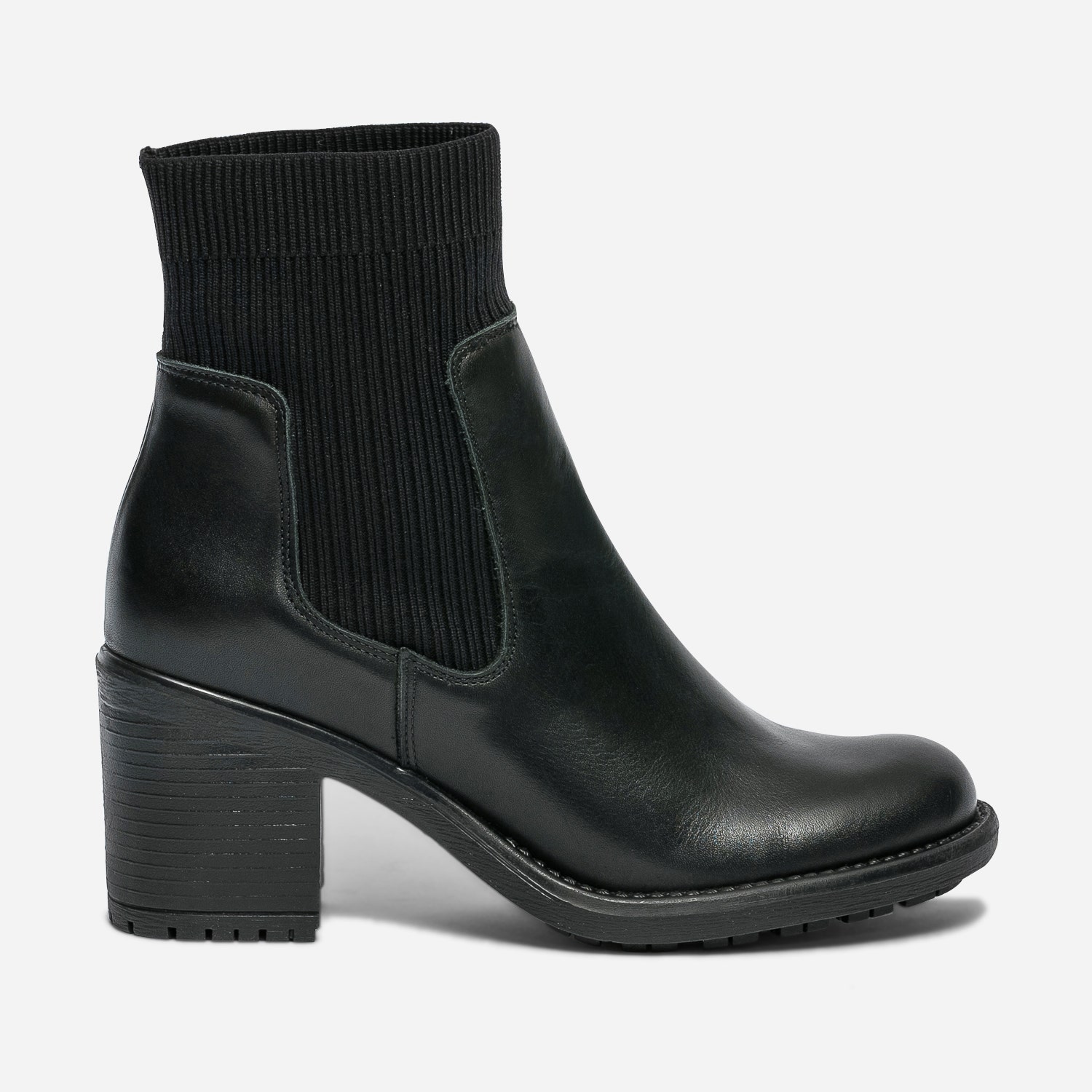 Chelsea boots en cuir noir