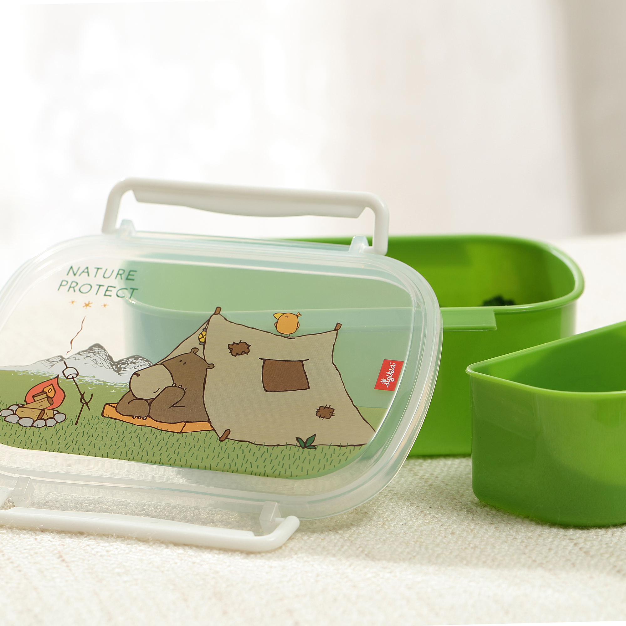 Kinder Brotzeitbox mit Bär Forest Grizzly