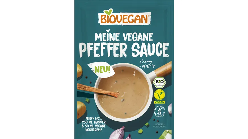BIOVEGAN Bio Meine vegane Pfeffer Sauce 35 g