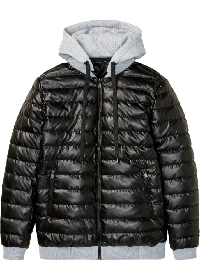 Steppjacke mit Kapuze