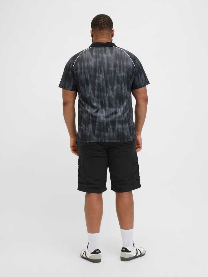 JACK & JONES PLUS Cargo Shorts in Black günstig kaufen