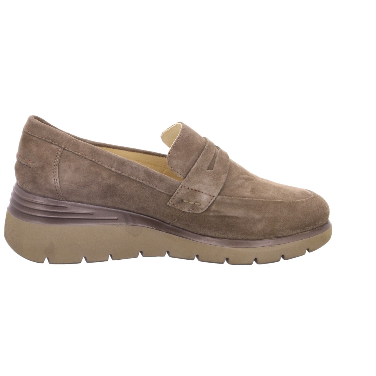 ARA Klassische Slipper taupe Bari