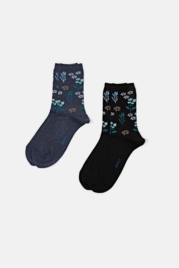 2er-Set gemusterte Socken