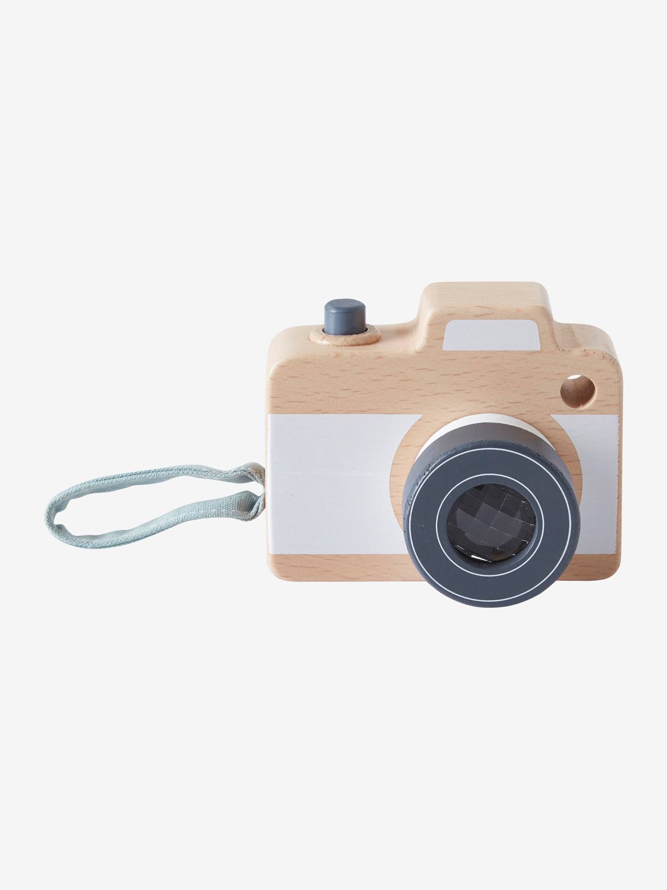 Appareil photo en bois FSC® blanc