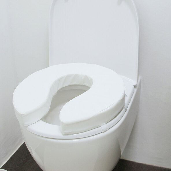 Toilettensitzerhöhung und Polster