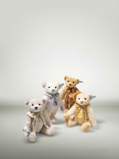 Treue-Teddybär 10 Jahre Club-Mitgliedschaft, 24 cm, orange