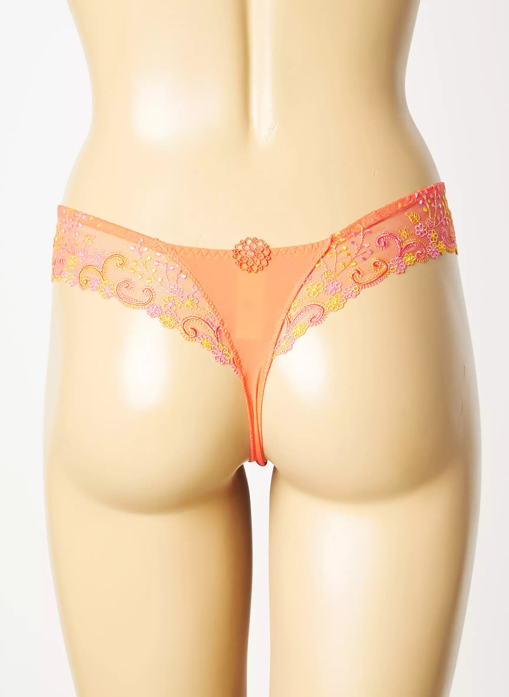 Simone Perele Tanga Femme couleur orange