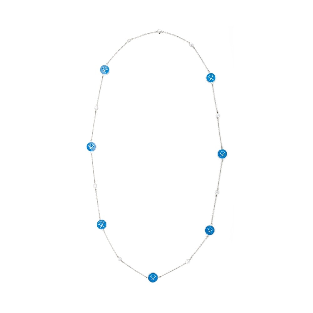 Pippa&Jean Collier en acier inoxydé Acier inoxydable en Argent collier