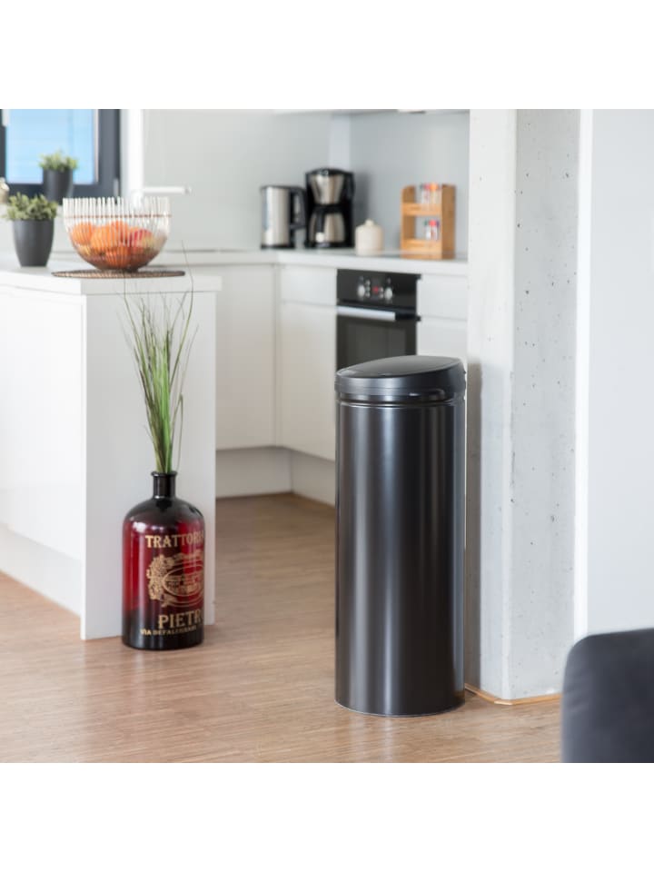 relaxdays Mülleimer Schwarz - 50l günstig kaufen onesize