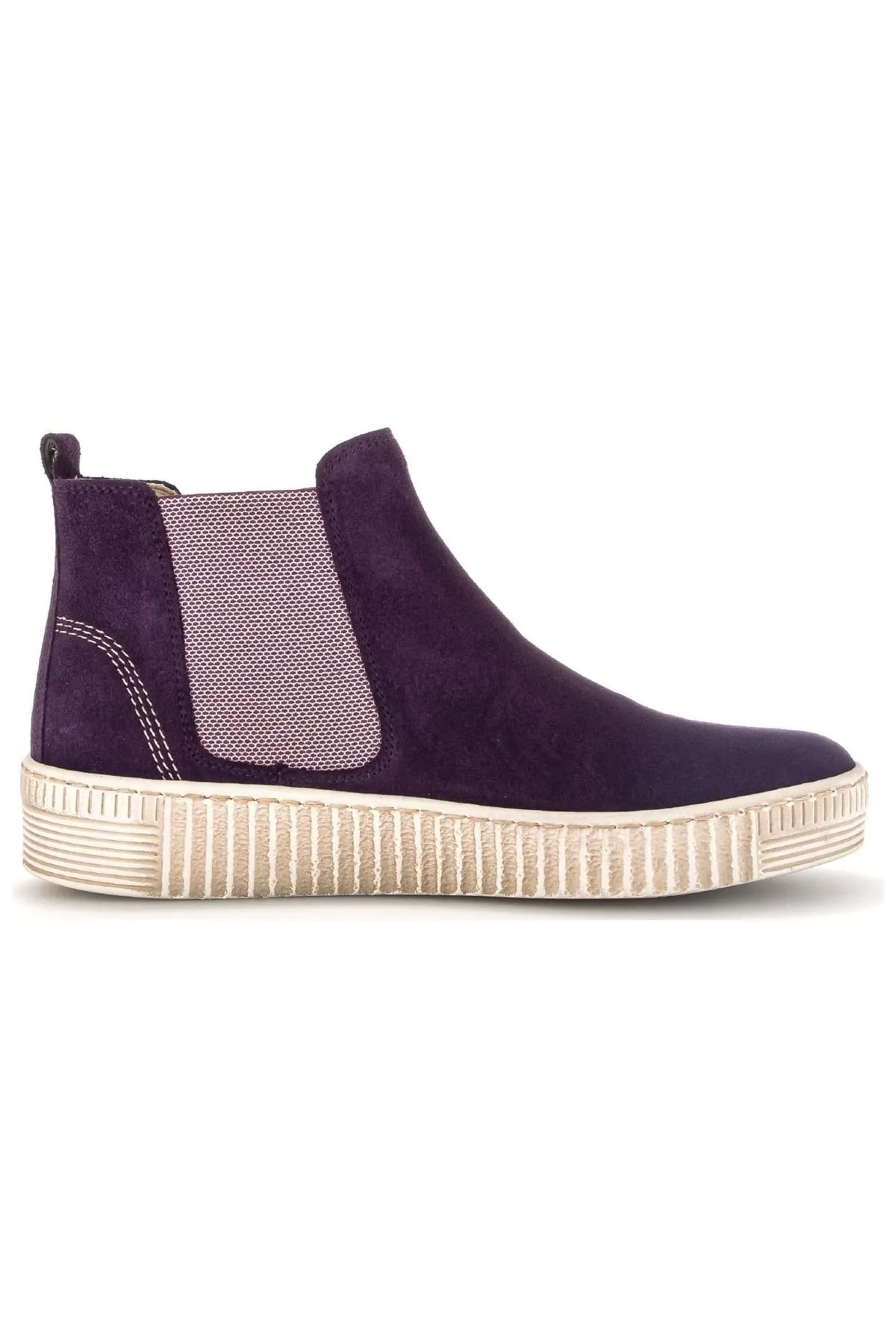 GABOR  Stiefelette - Lila - Flacher Absatz