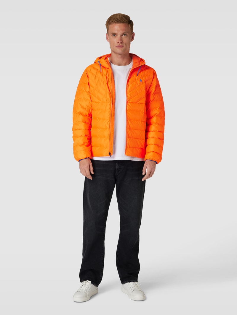 Steppjacke mit Kapuze Modell 'TERRA' in gelb