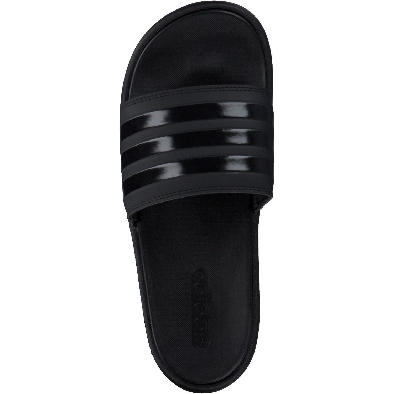 Adidas Adilette Platform, Badeschuhe, Damen, BLACK