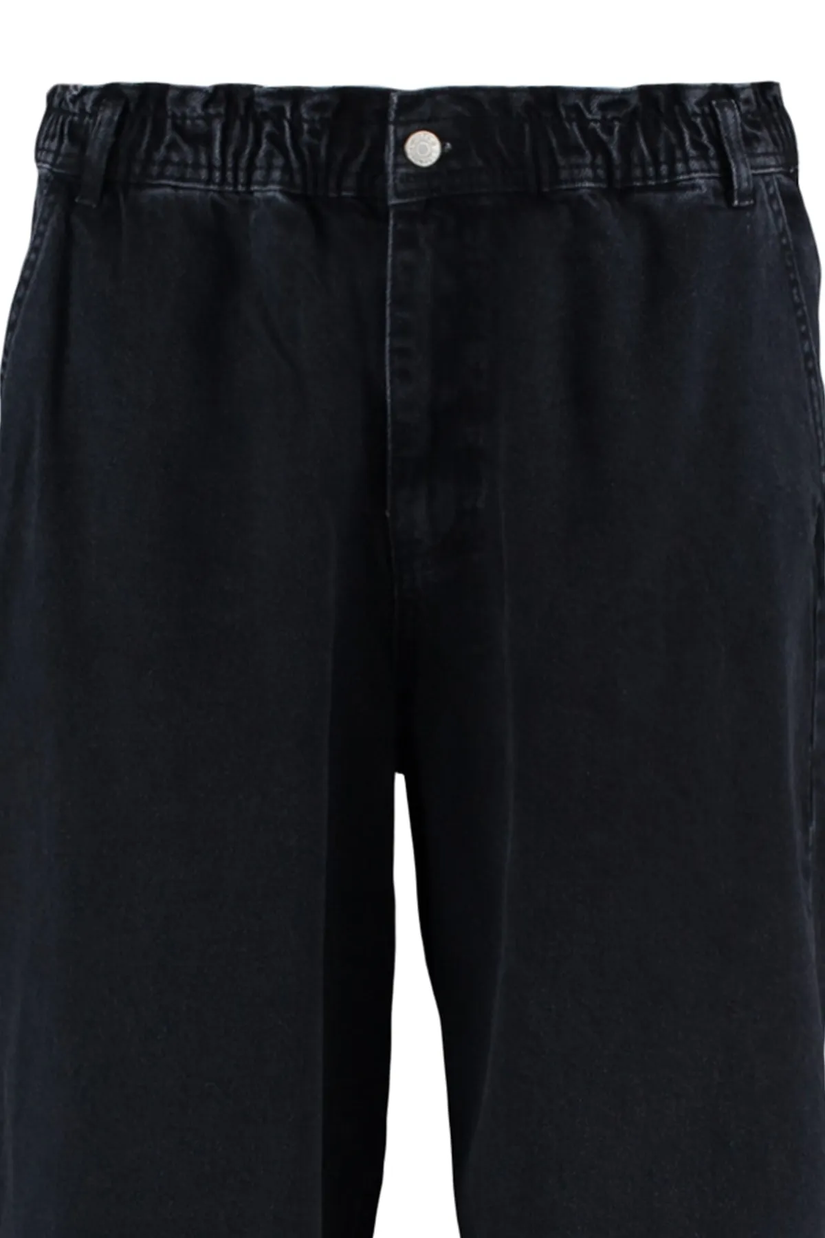 Trendyol Curve  Schwarze Mom-Jeans mit hoher Taille und detaillierten Taschen TBBAW23CJ00007
