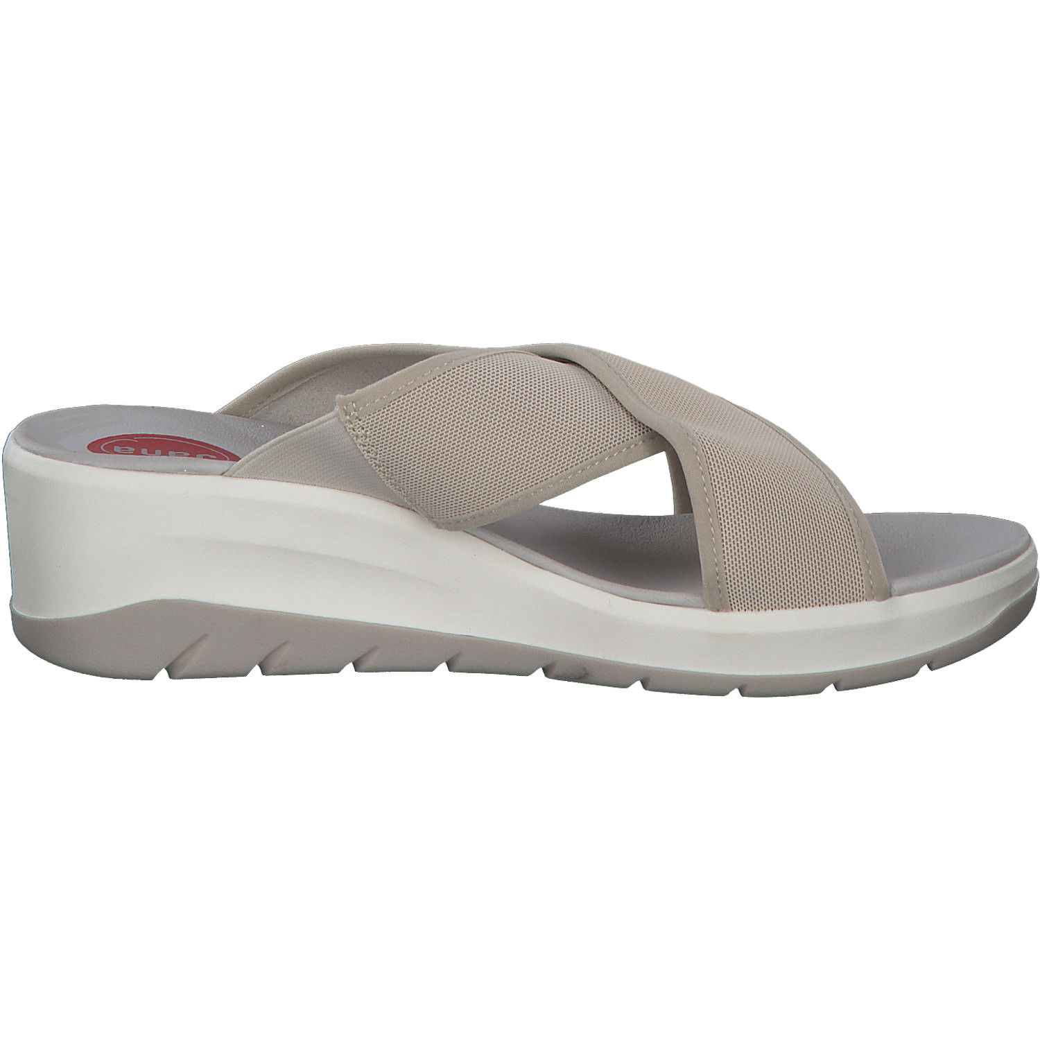Jana Shoes 27260, Plateau-Pantoletten, Damen, LT.GREY