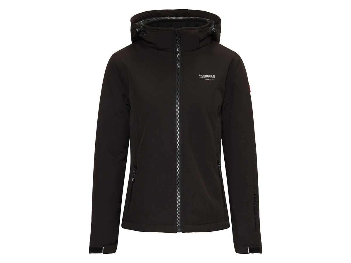 Nordberg Shirley Black Damen Softshelljacke