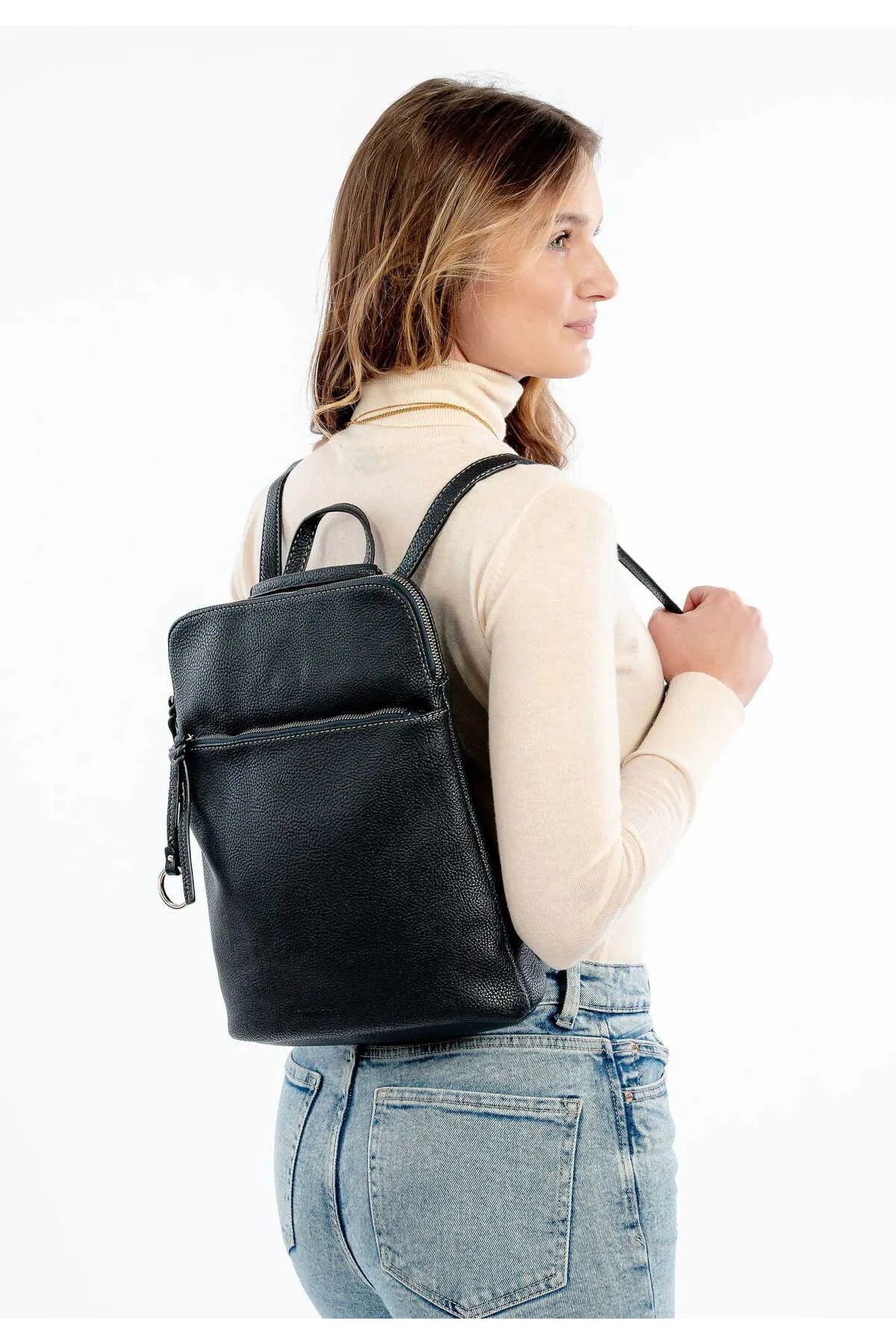 SURI FREY  Rucksack - Blau - Unifarben