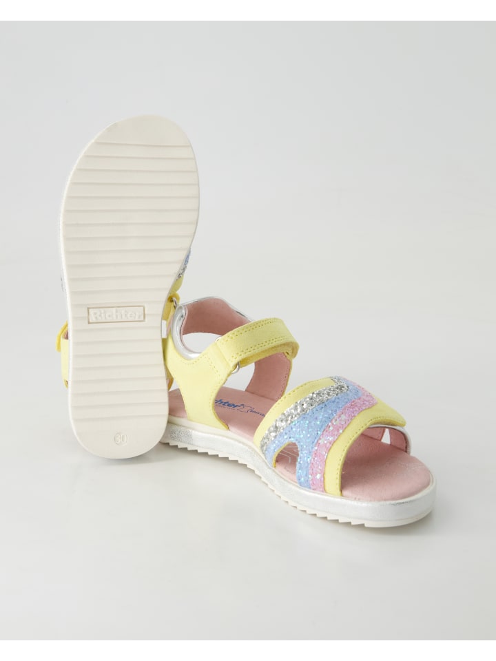 Richter Shoes Sandalen in Gelb günstig kaufen