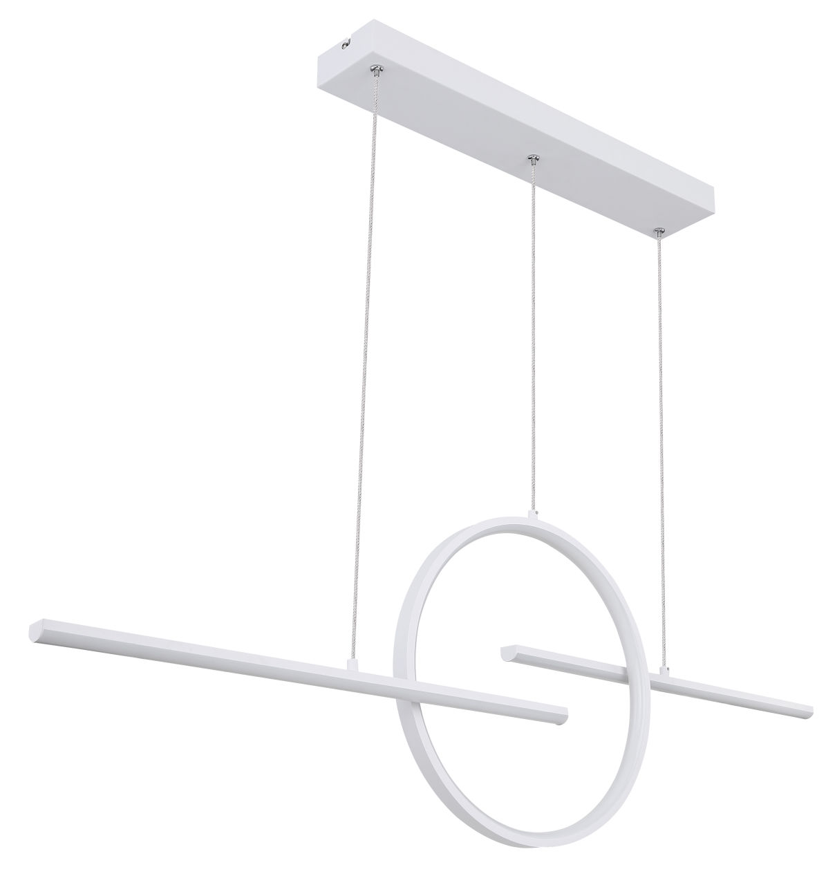 Globo Lighting - BARRAL - Hängeleuchte Metall weiß, LED