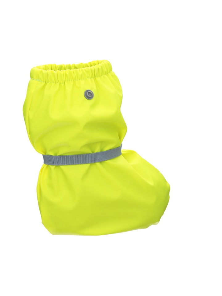 Playshoes Regenfüßlinge mit Fleece-Futter in Neongelb günstig kaufen