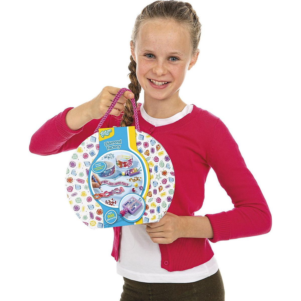 Creativity Diamant Factory - Schmuckbasteln mit Glitzerperlen im Geschenkkoffer
