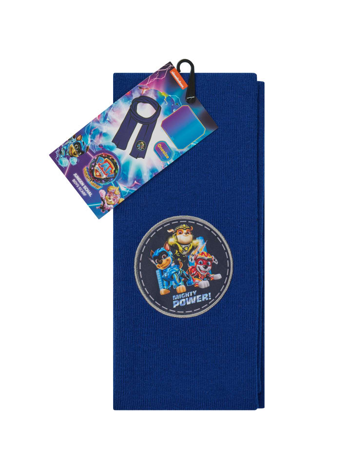 ONOMATO! Schal Paw Patrol Mighty Movie in Blau günstig kaufen onesize