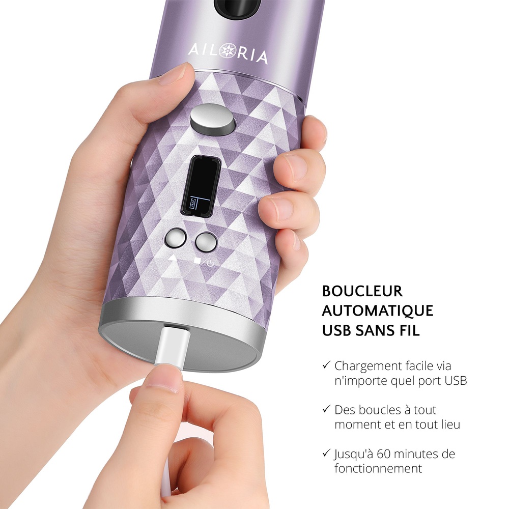 ailoria personal care REVOLUTIONNE Boucleur automatique sans fil (USB)