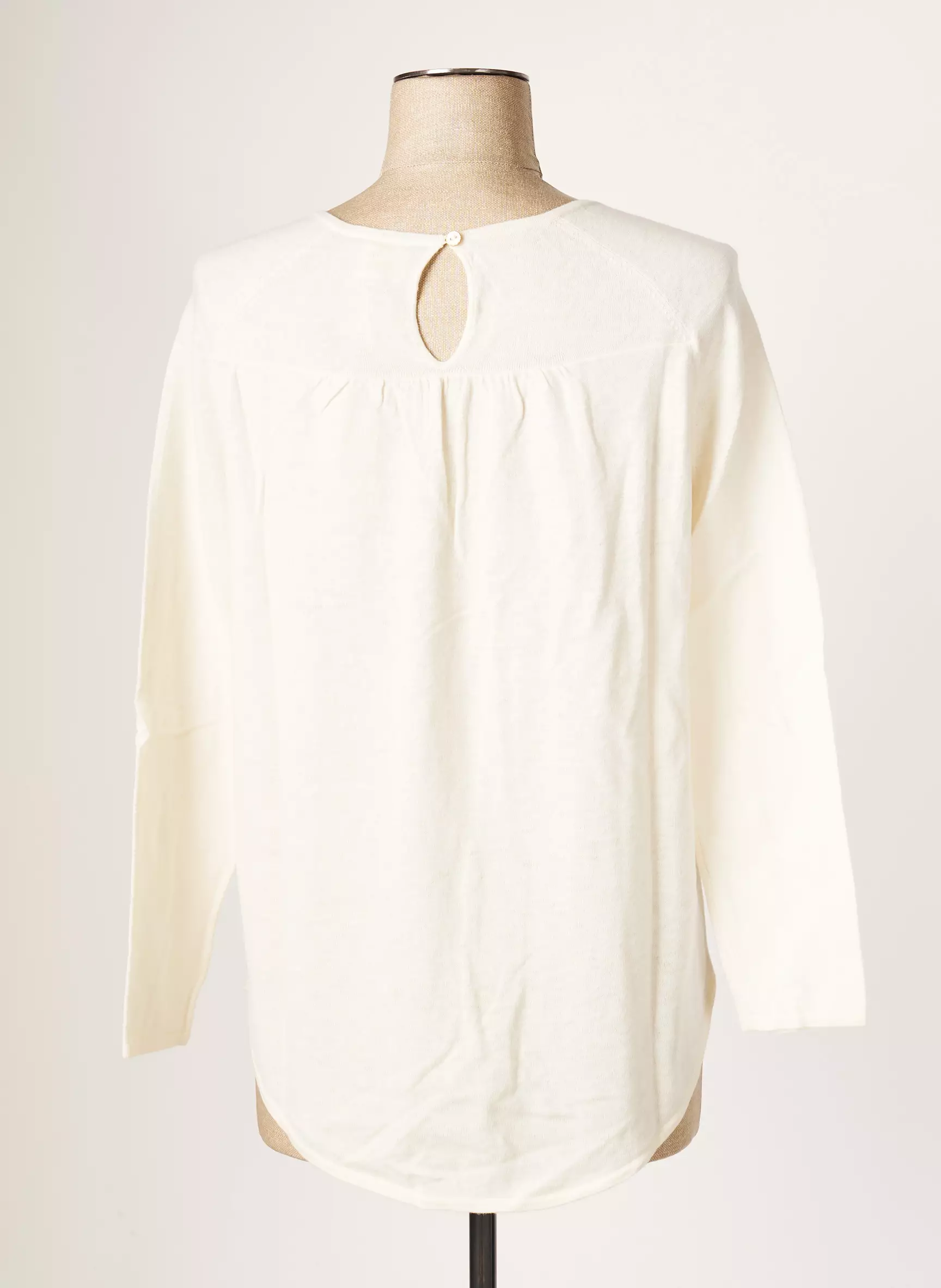 Des Petits Hauts Pulls Femme couleur beige