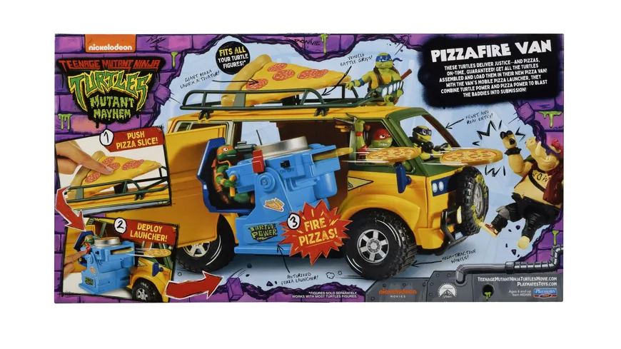 Teenage Mutant Ninja Turtles Mutant Mayhem Pizza Van