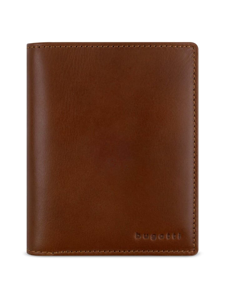 Bugatti Remo - Geldbörse 8 cc 12.2 cm RFID (black) in cognac günstig kaufen onesize
