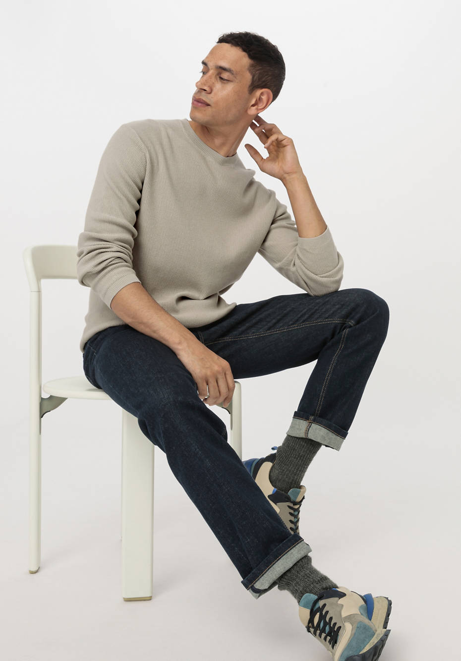 Pullover aus reiner Bio-Baumwolle