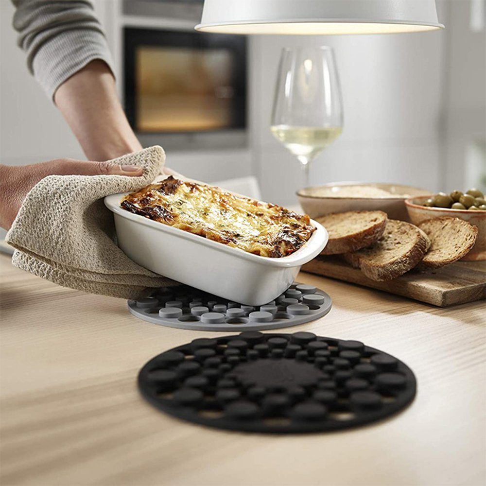 Zimtky Tischsitz Rutschfeste Tischsets und Topflappen für den Haushalt, 2 Stück