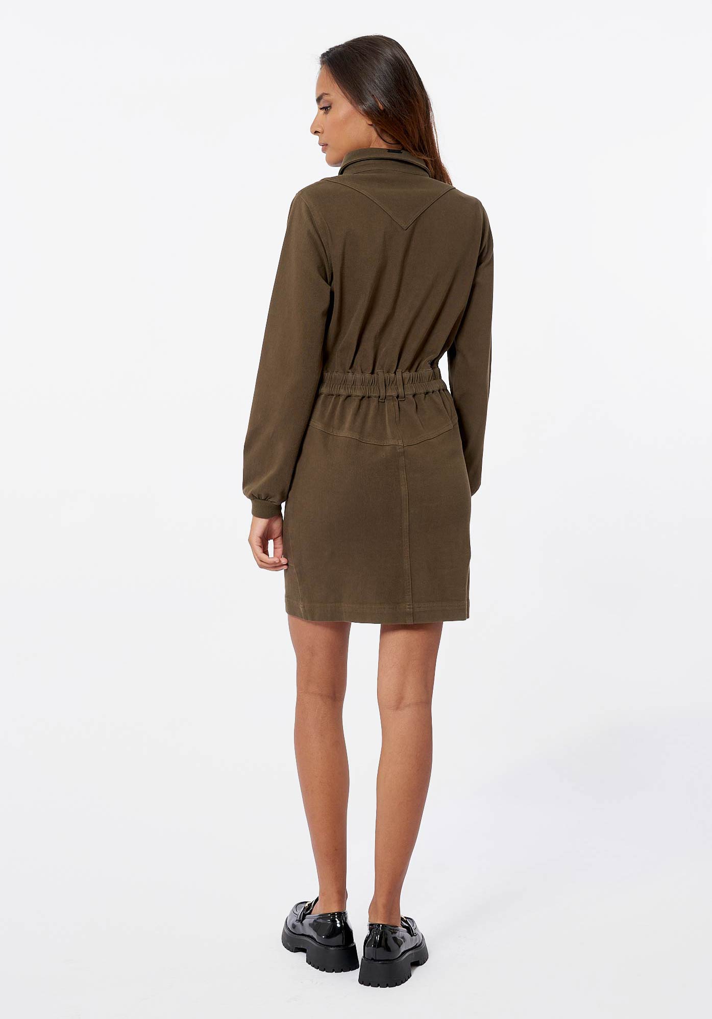 NYET   Robe kaki Femme