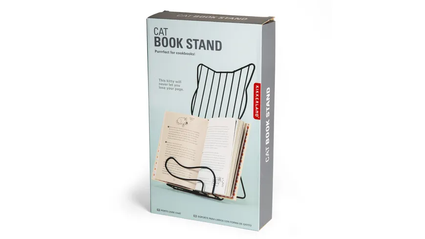 Kikkerland Buchstütze Katze