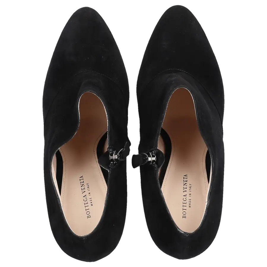 Bottega Veneta - Stiefeletten VFCB0 Veloursleder - schwarz