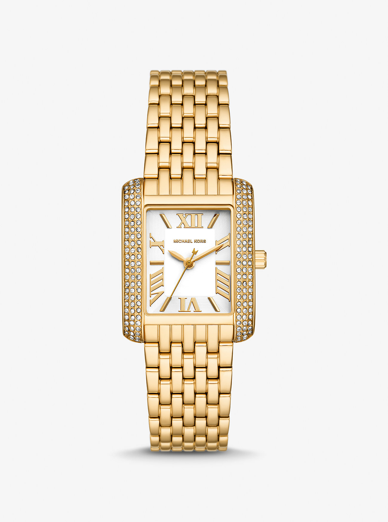 Petite Emery Pavé Gold-Tone Watch - GOLD