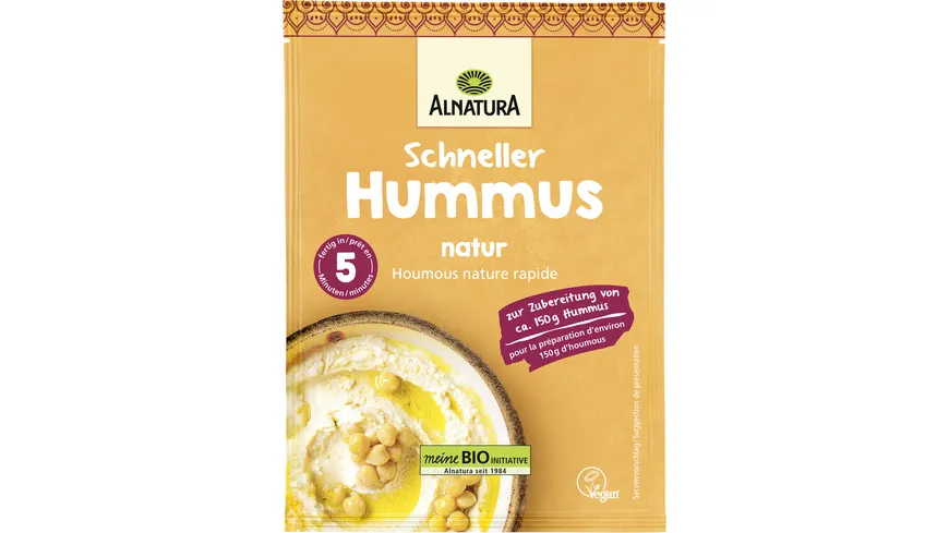 Alnatura Bio Schneller Hummus natur 60 g