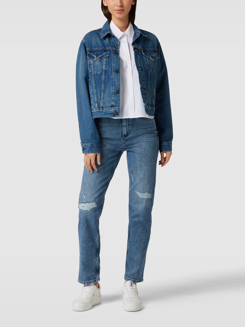 Straight Fit Jeans im 5-Pocket-Design Modell 'NEW CLASSIC' in jeans