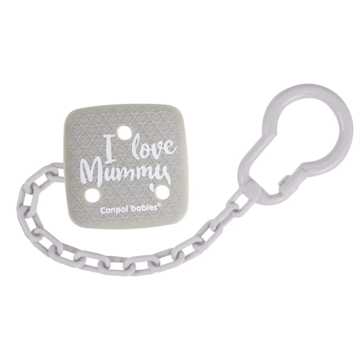 Canpol Babies čiulptuko grandinėlė „I love Mummy“