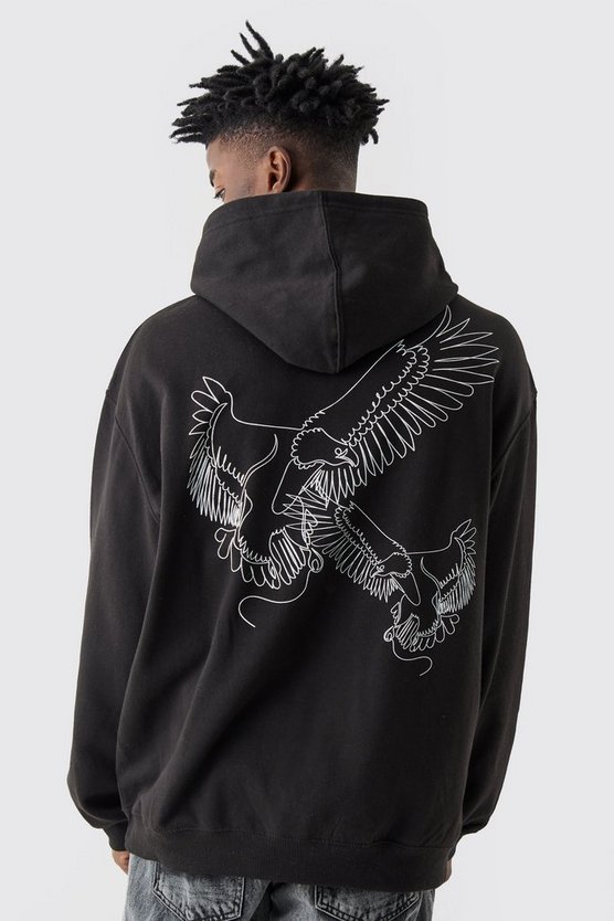 Oversize Hoodie mit Print