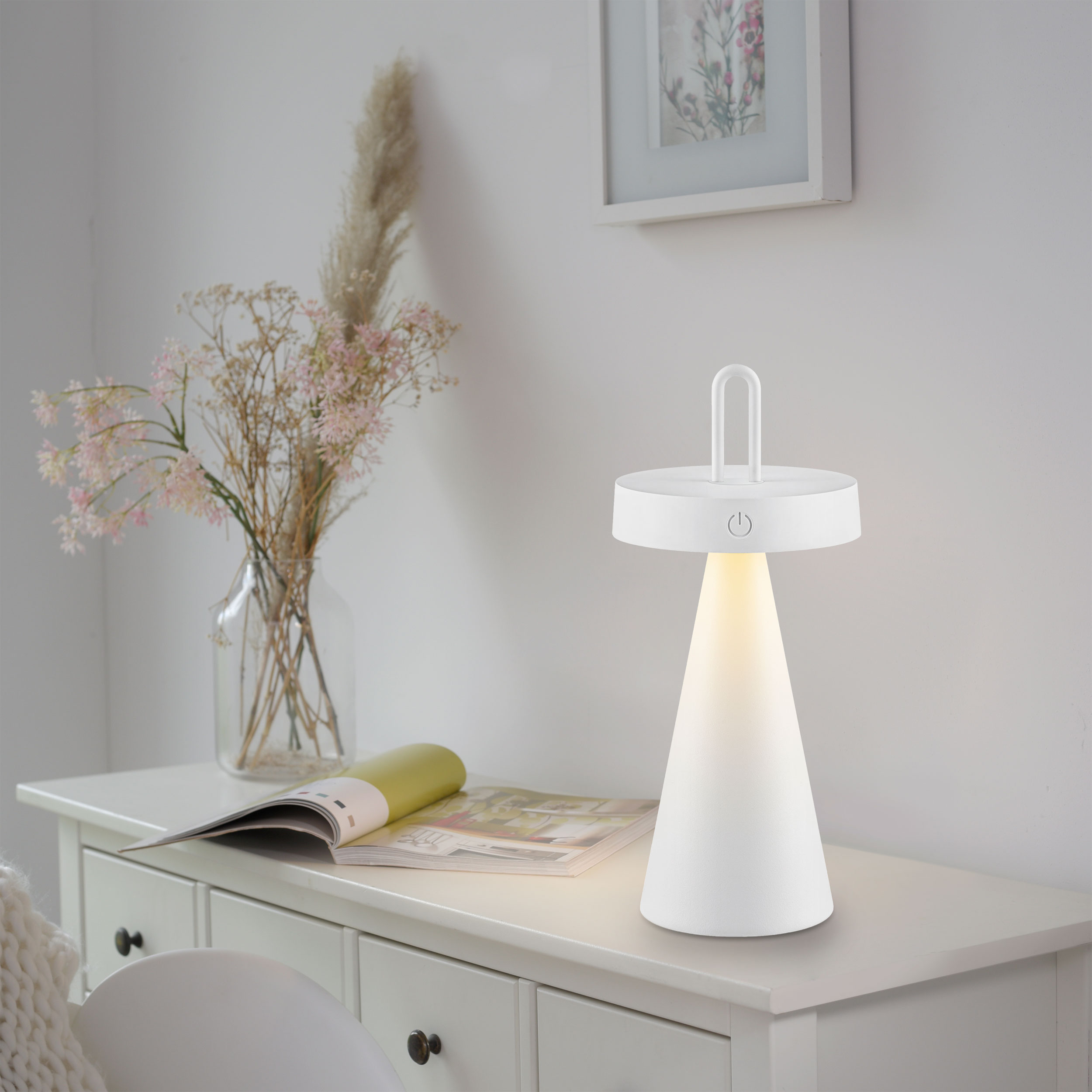 JUST LIGHT.LED-Akku-Tischleuchte 1flg