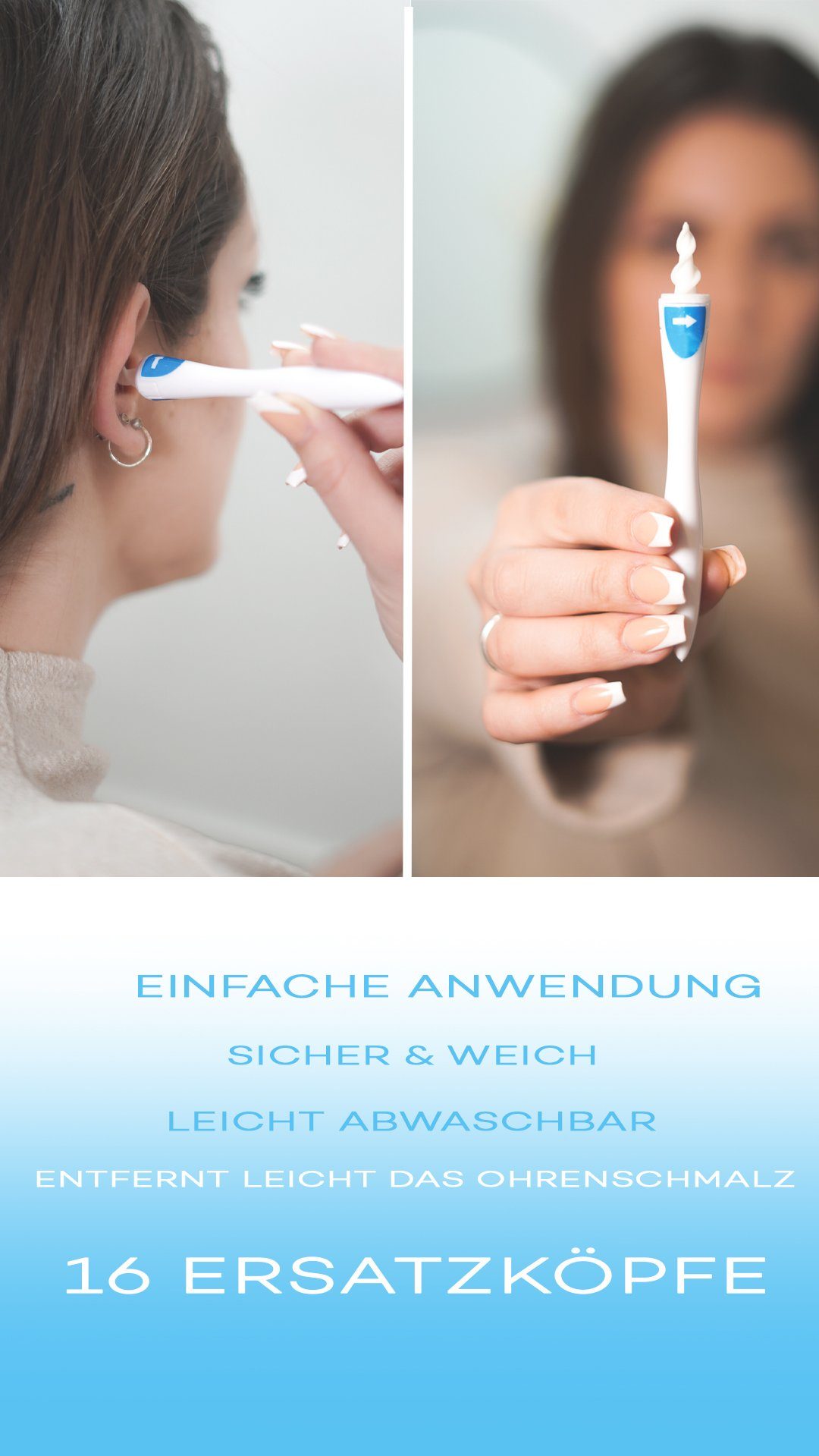 SIMGET. Ohrenreiniger Ohrenschmalz Entferner Ohrenreiniger Set, 16-tlg.